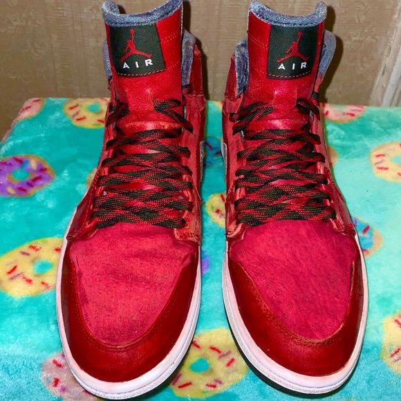 Nike Air Jordan 1 Retro Premium Red GUCCI (2013) main image 12